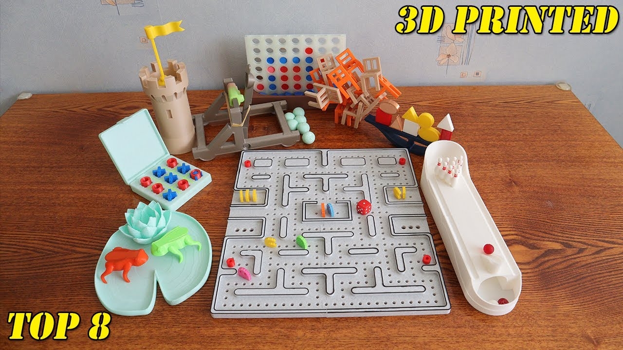 Cool 3D Printed Games YouTube