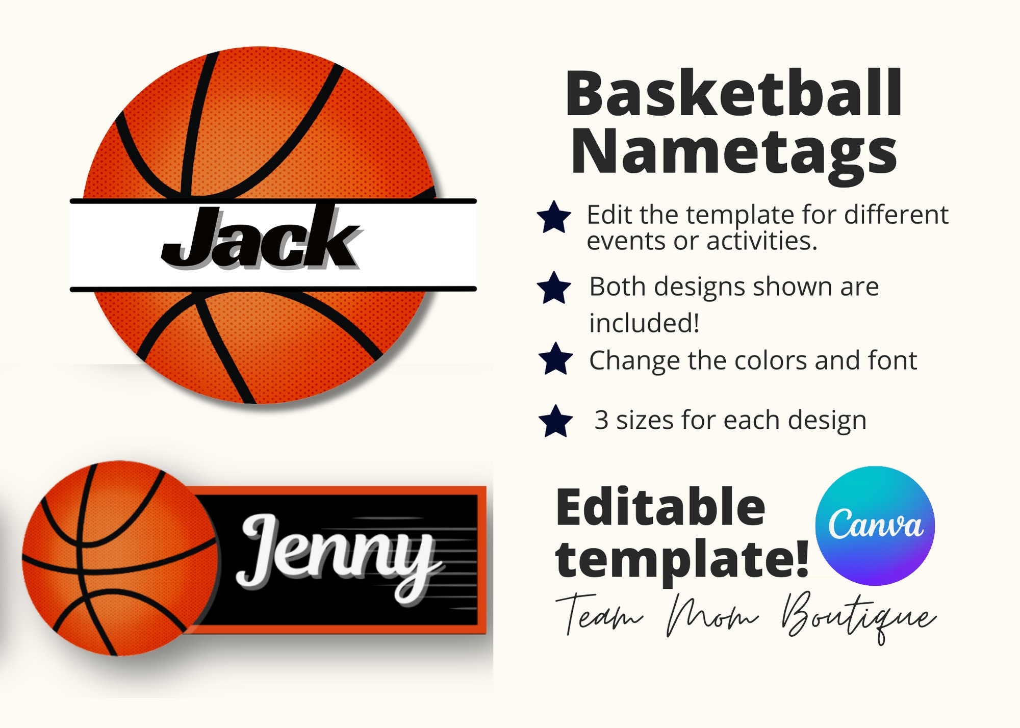 Customizable Basketball Name Tag Templates Basketball Printables Basketball Team Ideas Basketball Gift Tags Etsy Australia