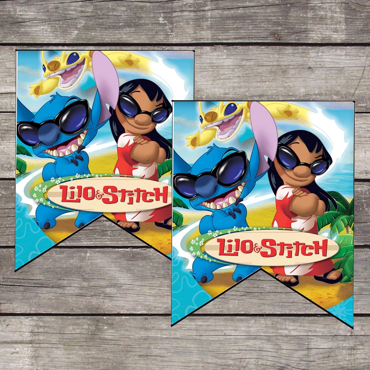 printable lilo and stitch banner