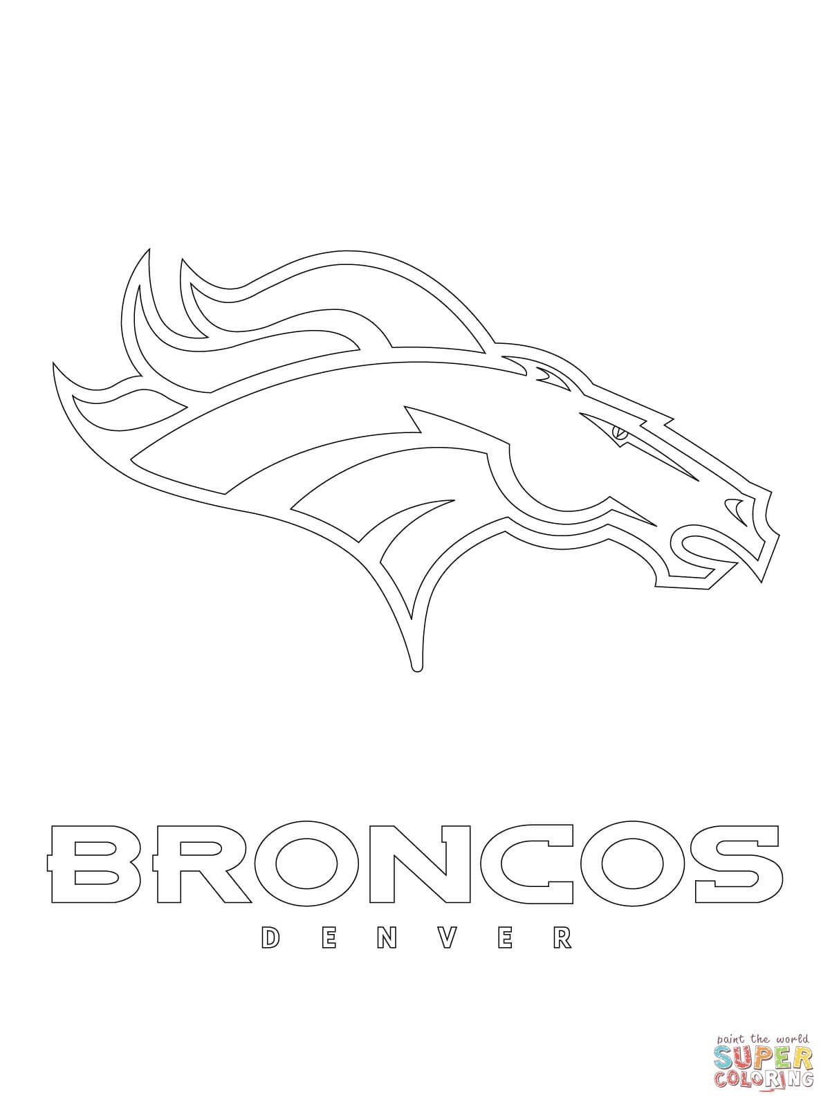 Denver Broncos Logo 9 Free PDF Printables Printablee