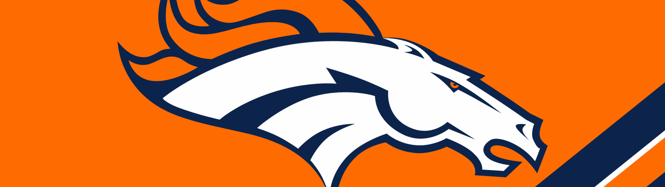 Denver Broncos Wallpaper 4K Minimalist Orange Background