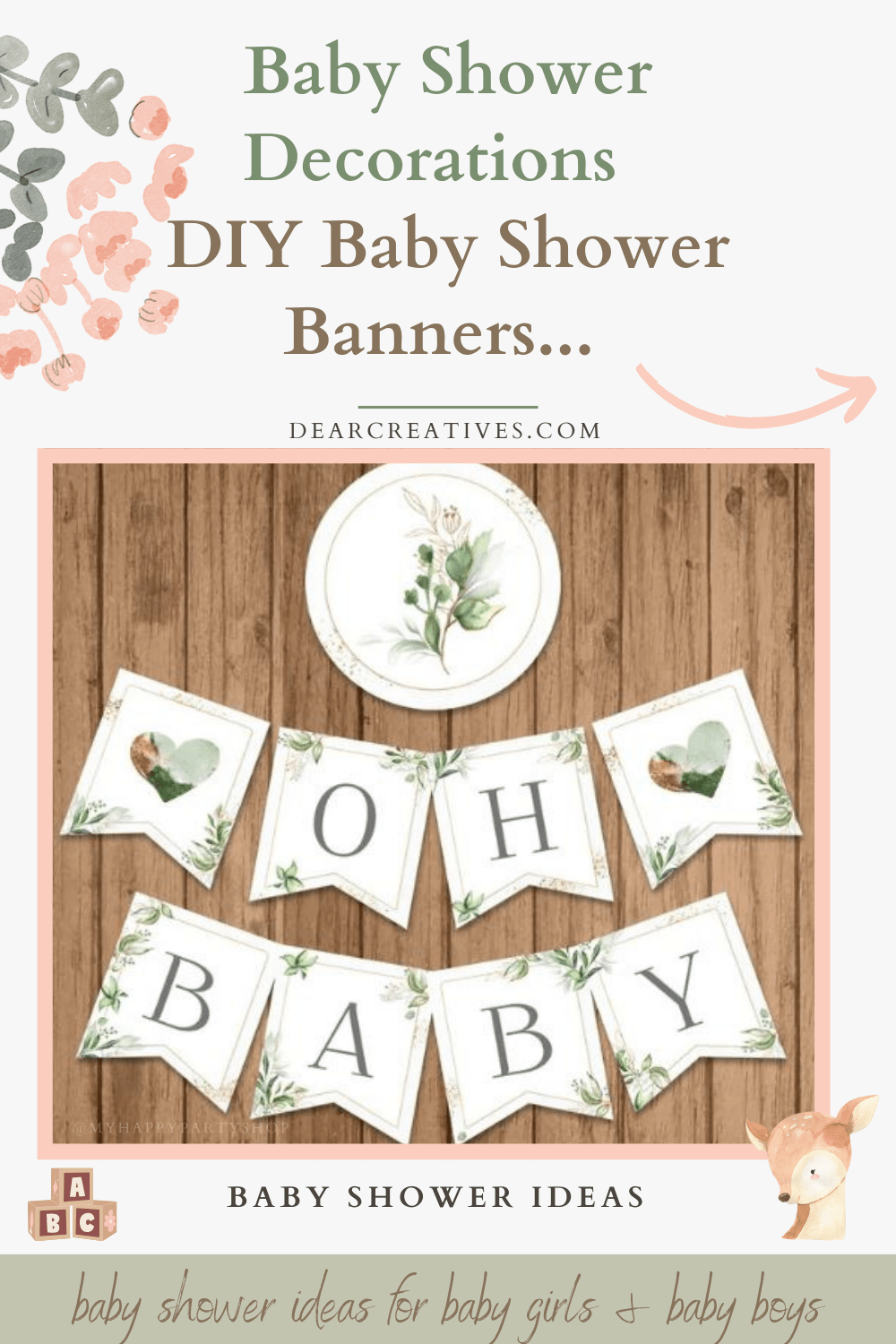 Free Printable Baby Shower Banner Letters