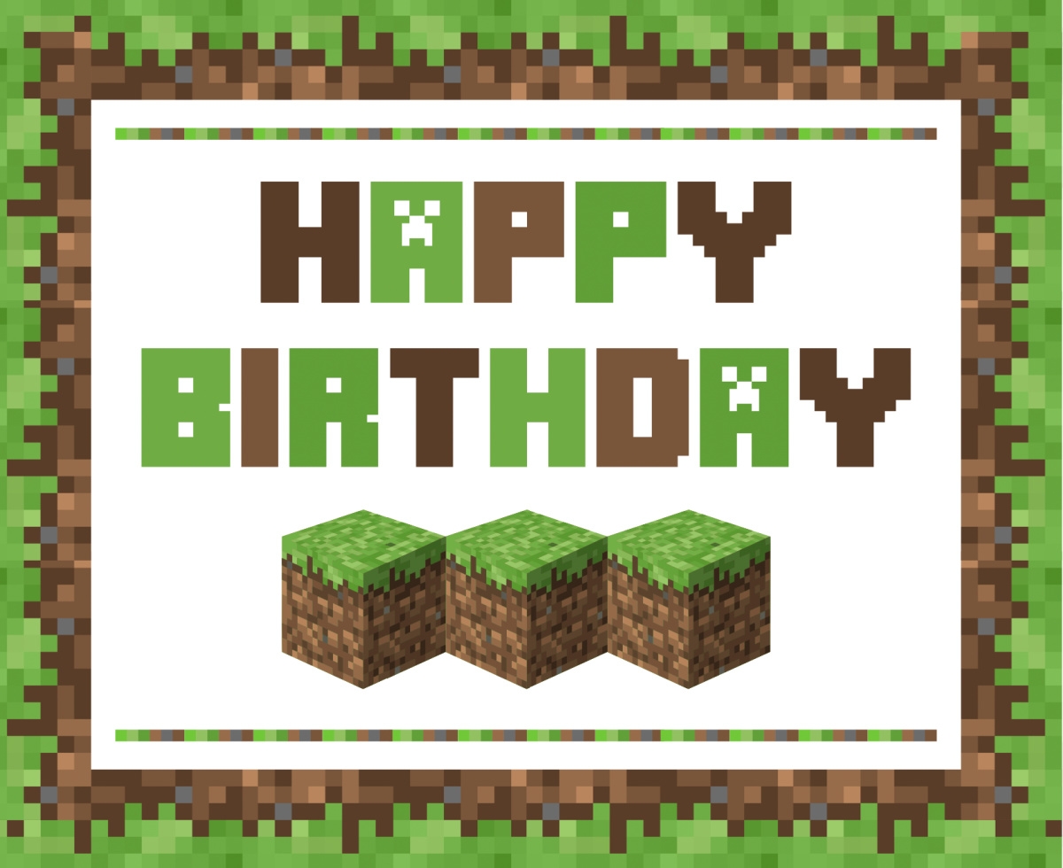 Download These Awesome FREE Minecraft Party Printables Catch My Party Download These Awesome FREE Minecraft Party Printables Catch My Party