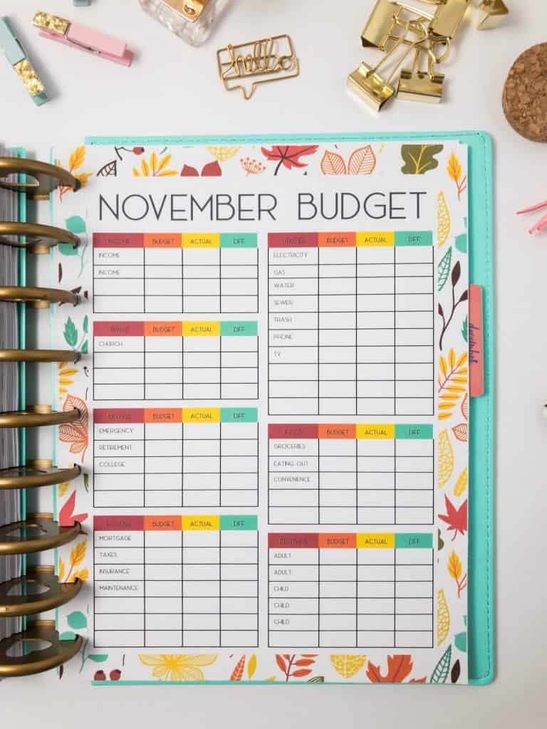Free Printable Happy Planner