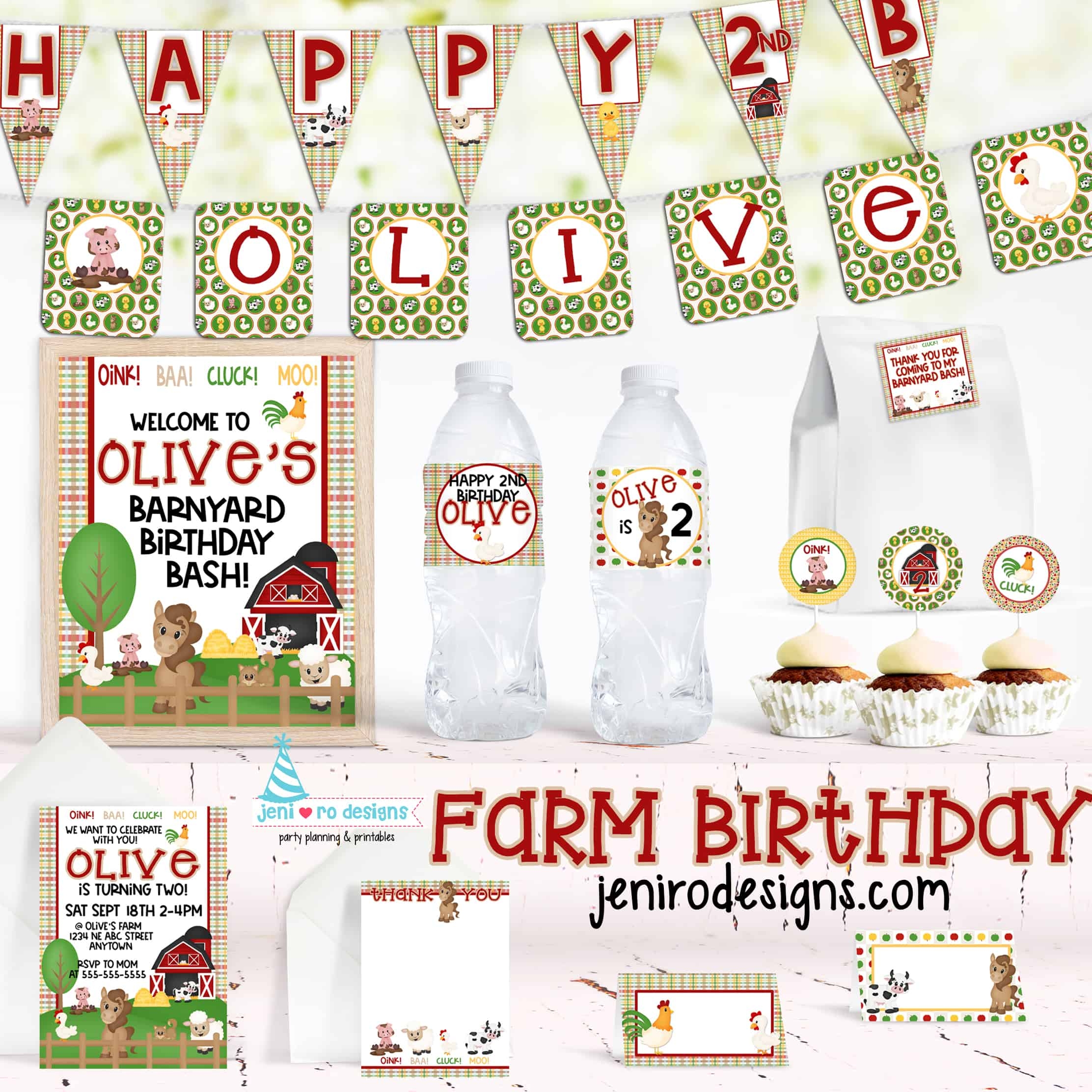 Farm Birthday Party Printables For A Barnyard Bash 