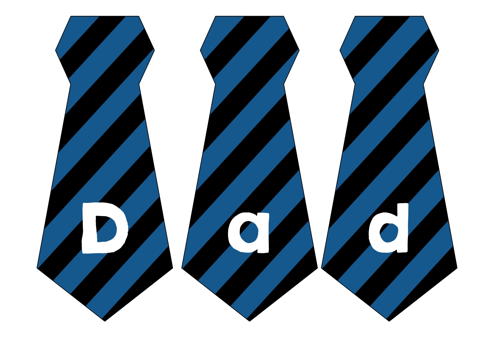 Father s Day Banner Free Printable Paper Trail Design