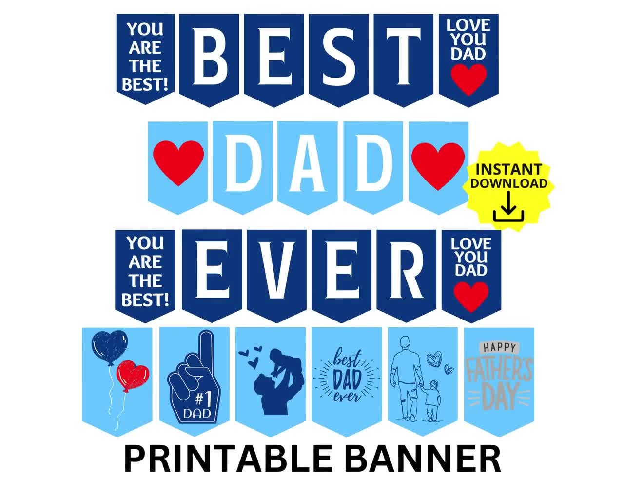 Dad Banner Printable