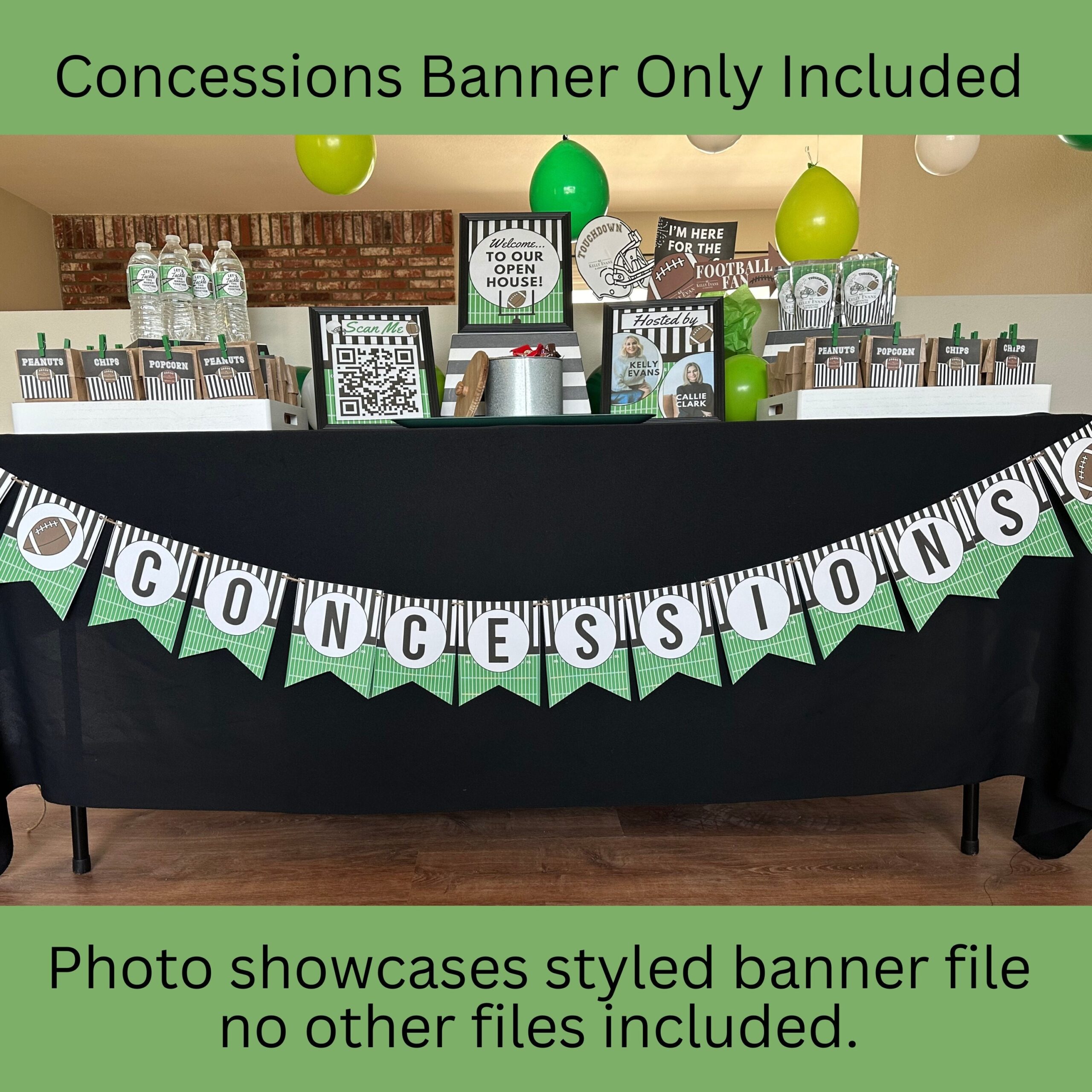 Concession Stand Banner Printable