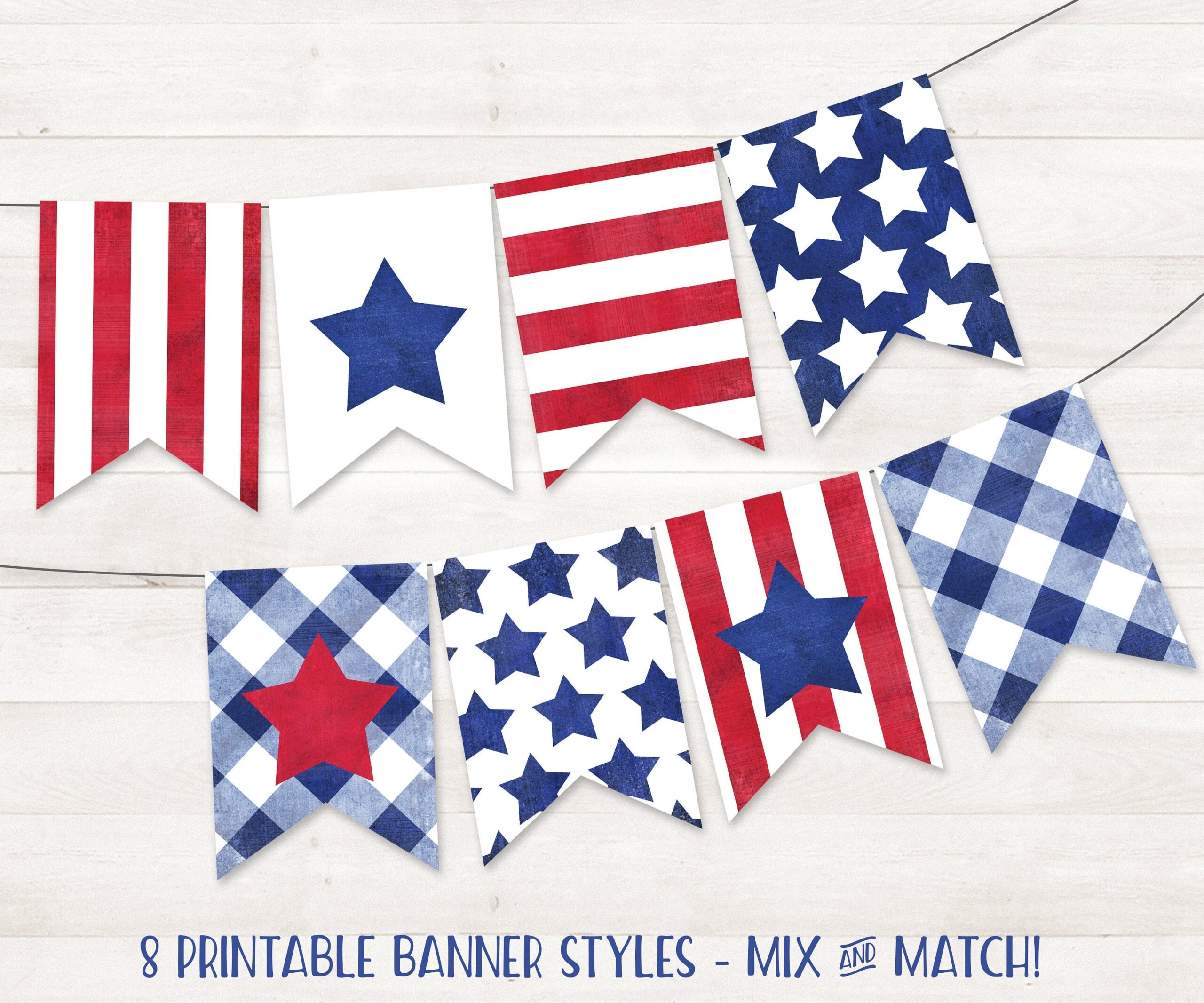 Printable Independance Day Banners