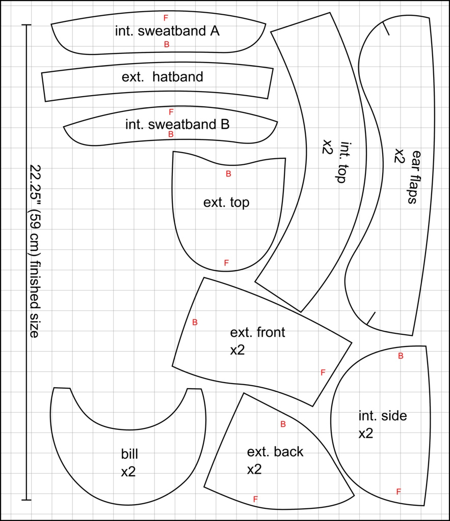 Free Baseball Cap Sewing Pattern Clearance