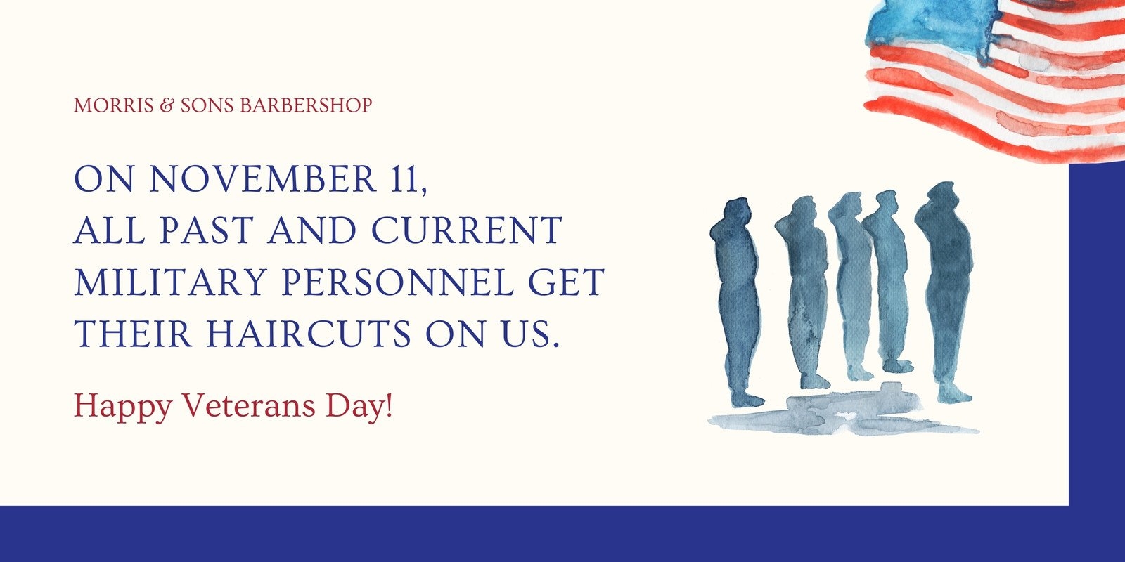 Free Custom Printable Veterans Day Banner Templates Canva