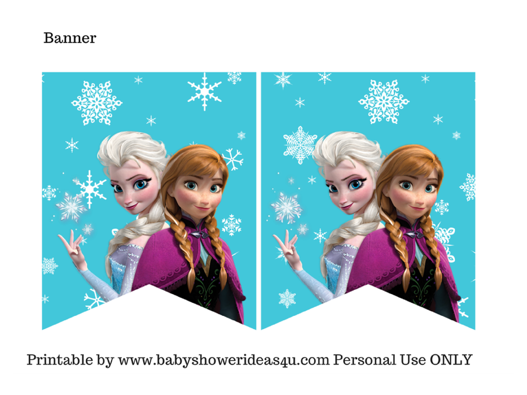 FREE Disney s FROZEN Printable Baby Shower Ideas 4U