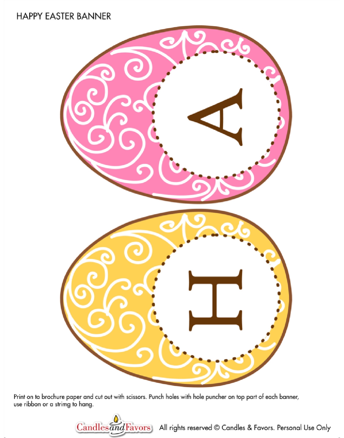 Free Easter Egg Party Printables Catch My Party