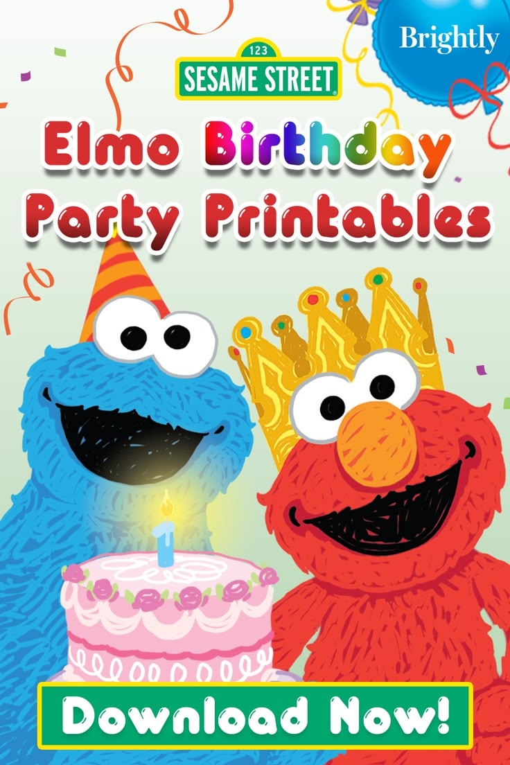 Free Elmo Birthday Party Printables