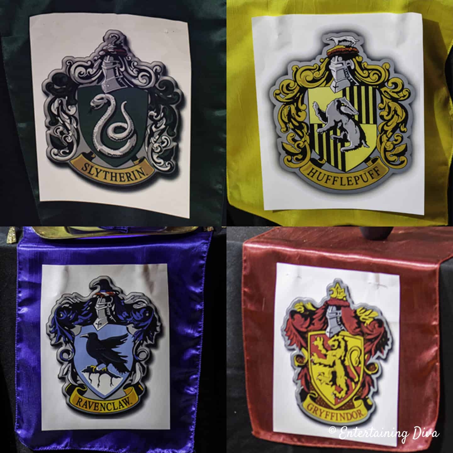 harry potter house banners printable free