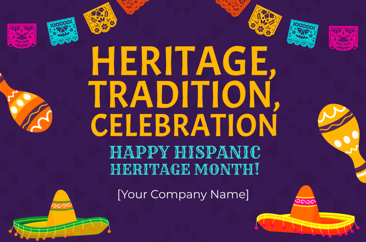 Free Hispanic Heritage Month Banner Template To Edit Online