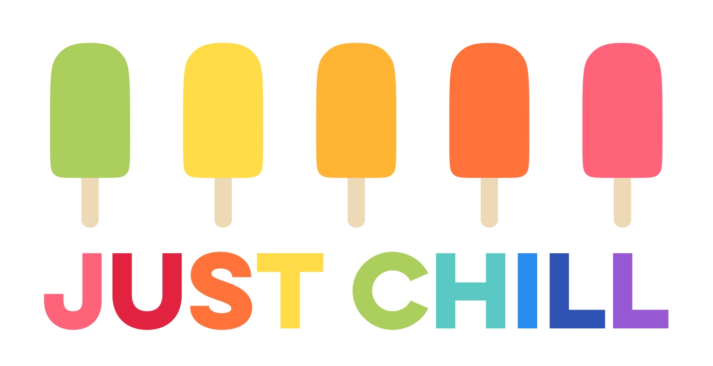 FREE JUST CHILL RAINBOW POPSICLES WALL ART PRINTABLE Miss Tiina Tina Raparanta