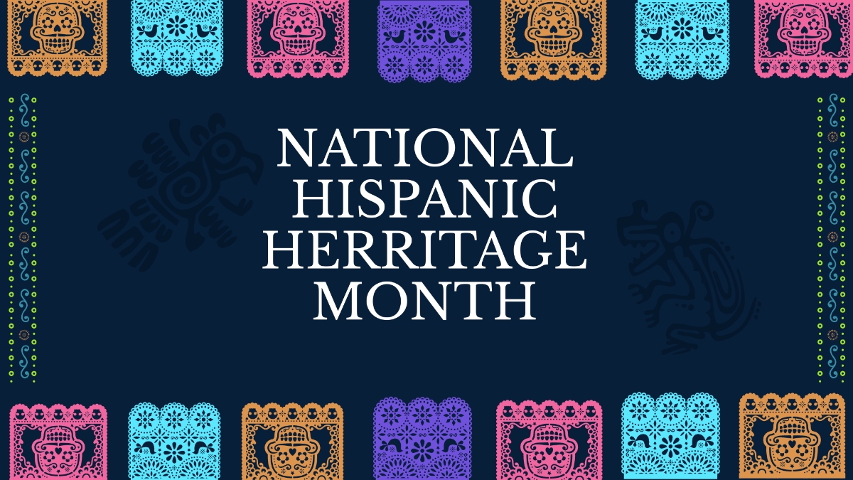Hispanic Heritage Month Banner Printable Free