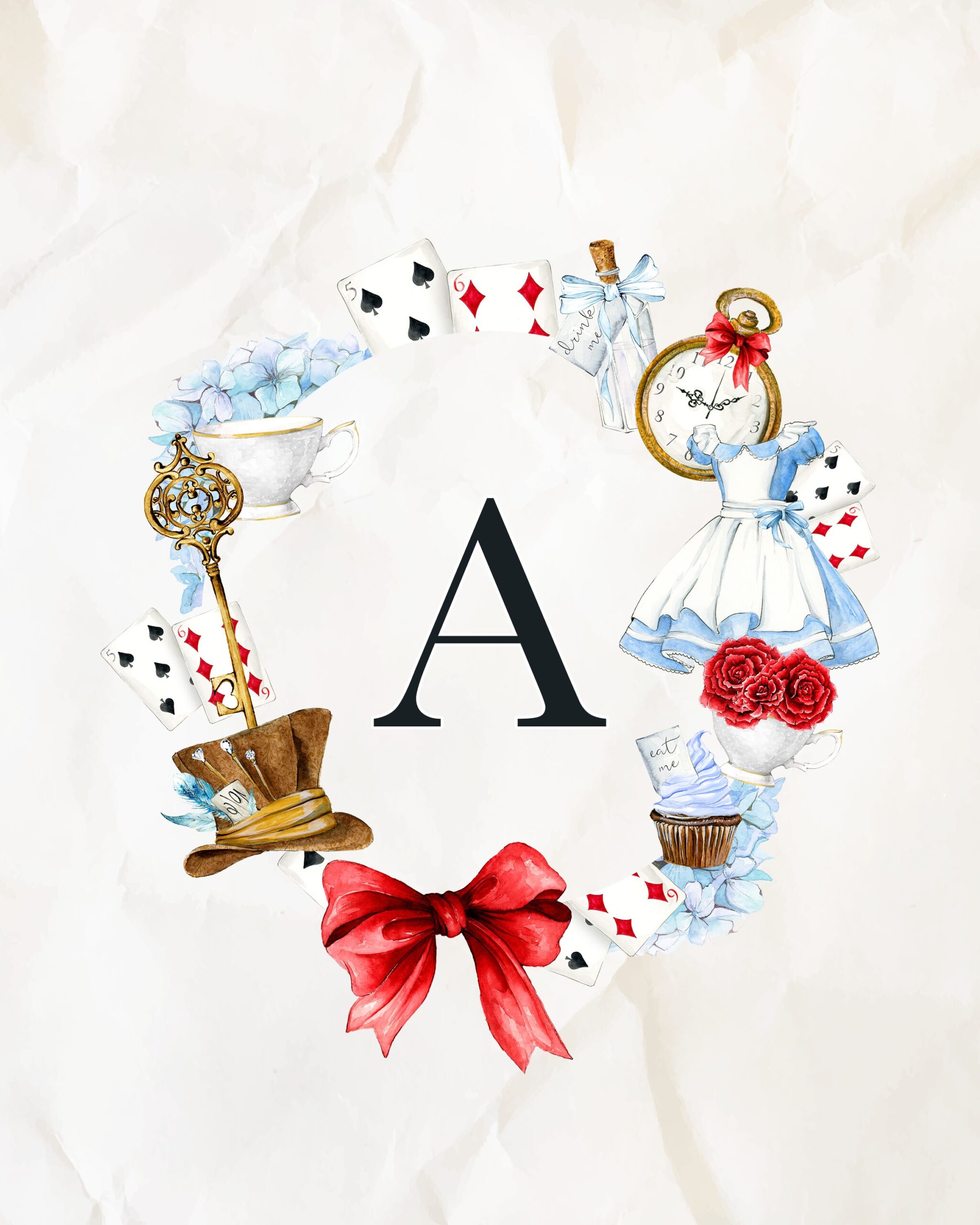 Alice In Wonderland Banner Printable