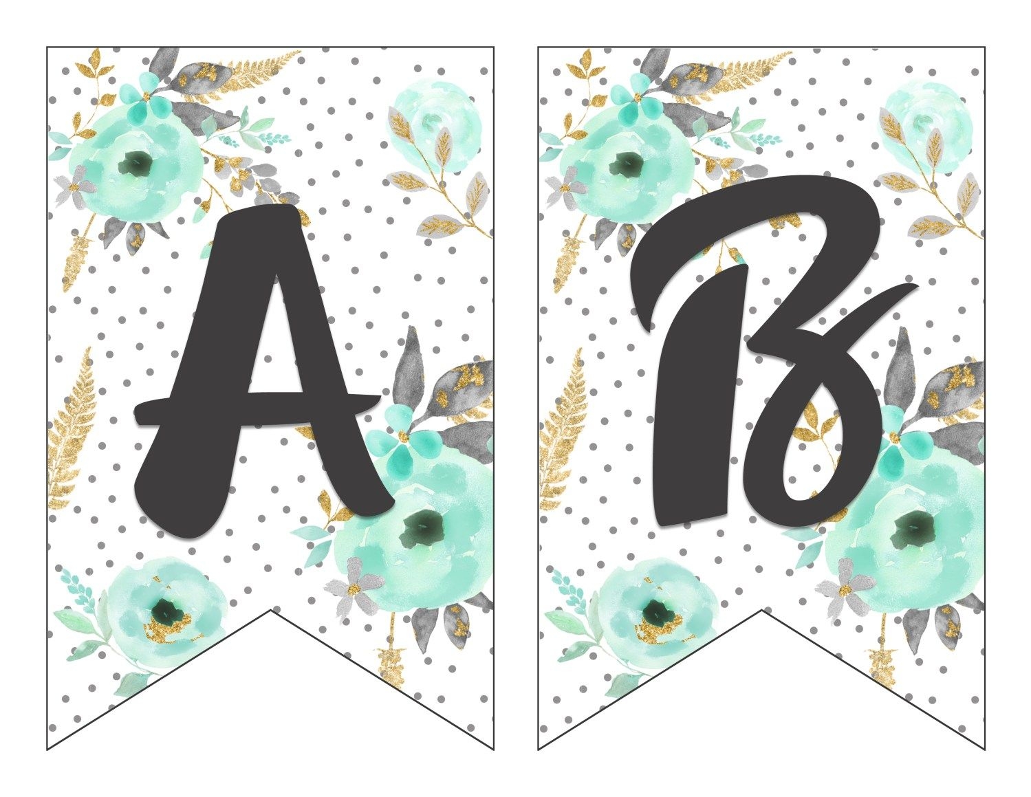 free printable letters for banners