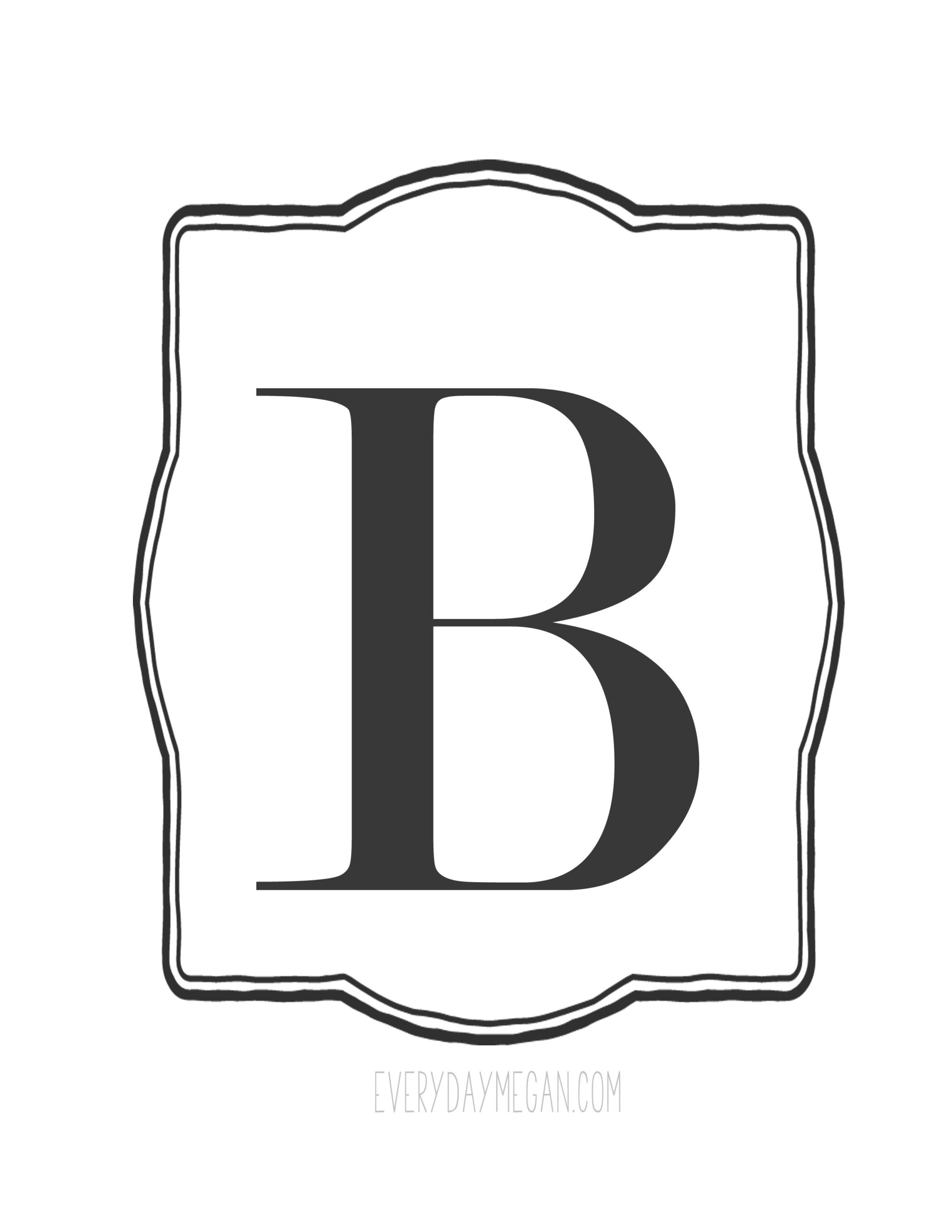 Free Printable Banner Letters Make Your Own Banner