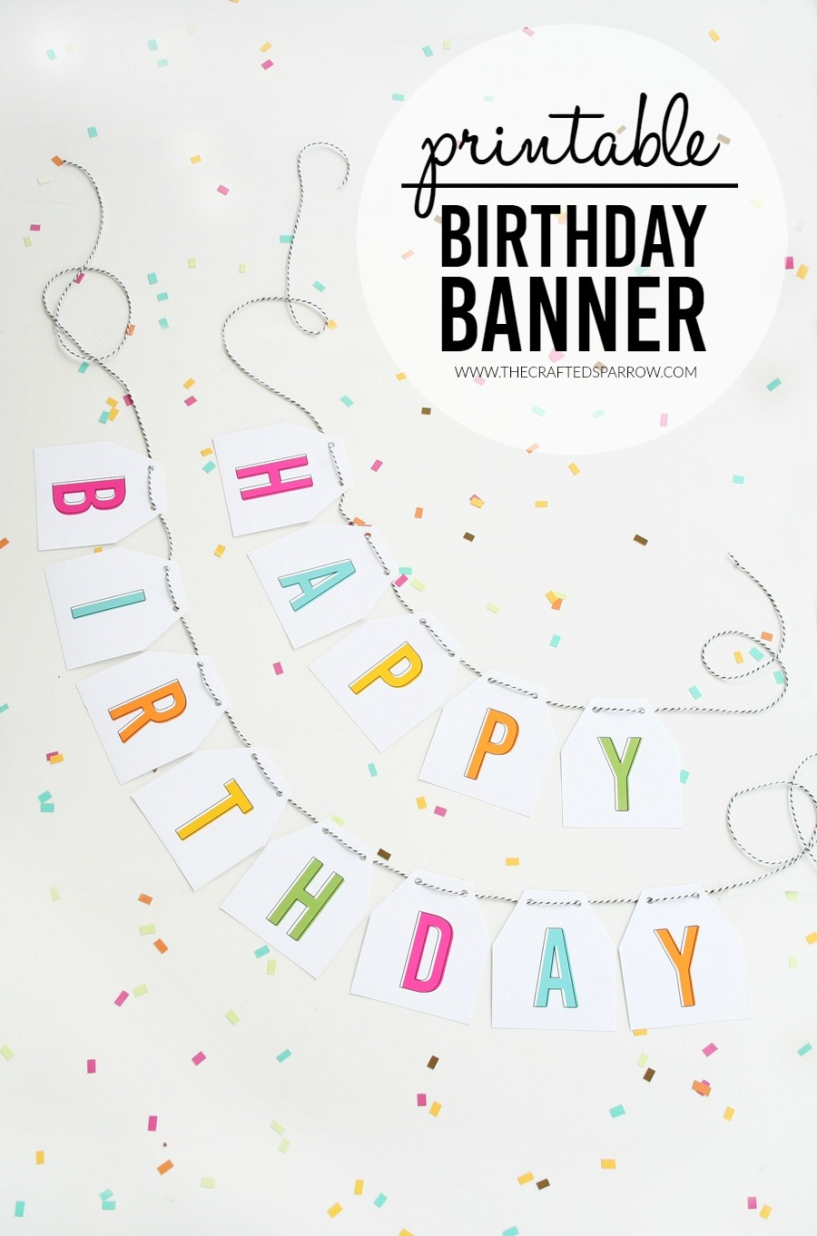 Printable Birthday Banner