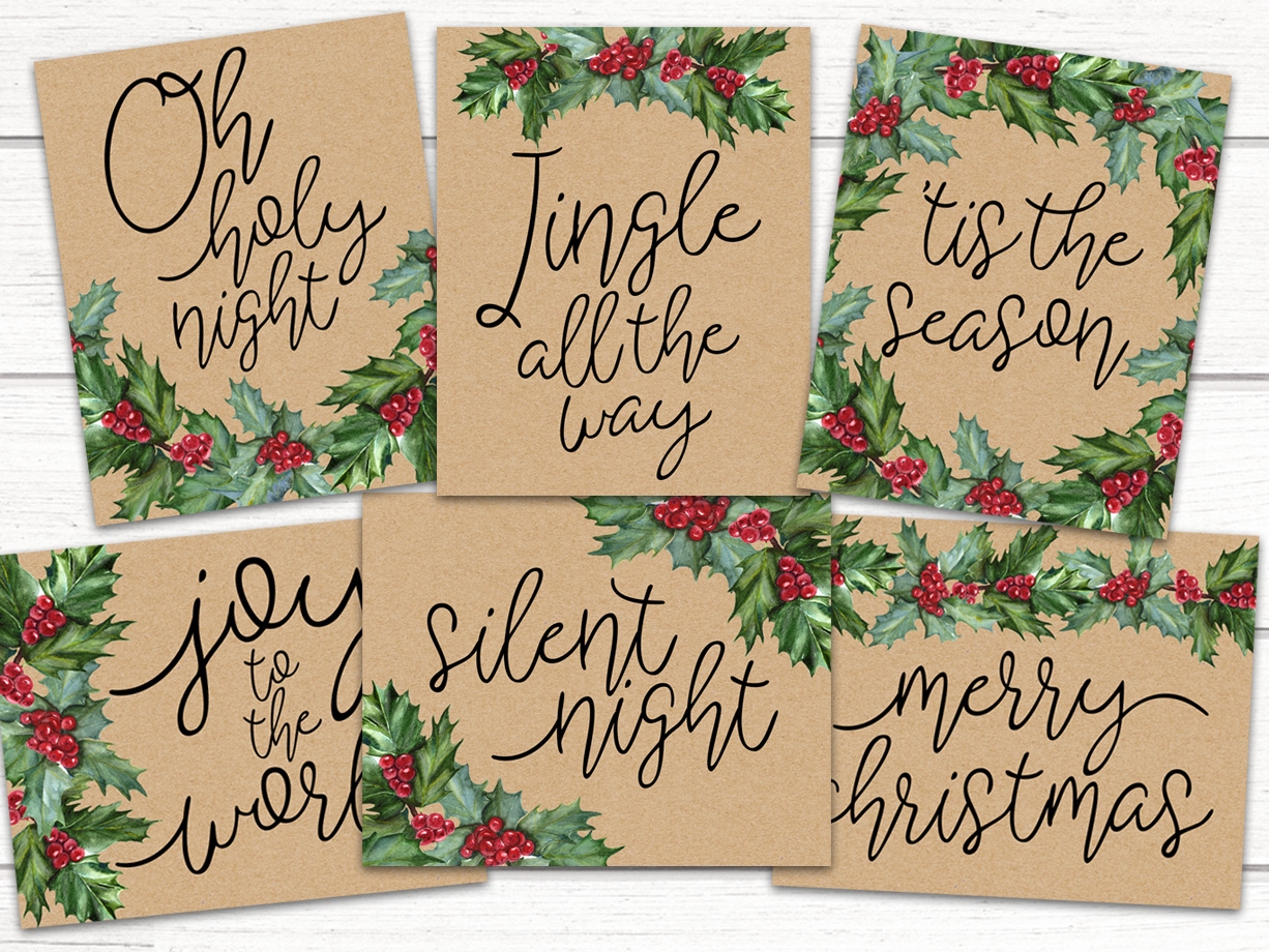 Free Printable Christmas Banner Six Clever Sisters