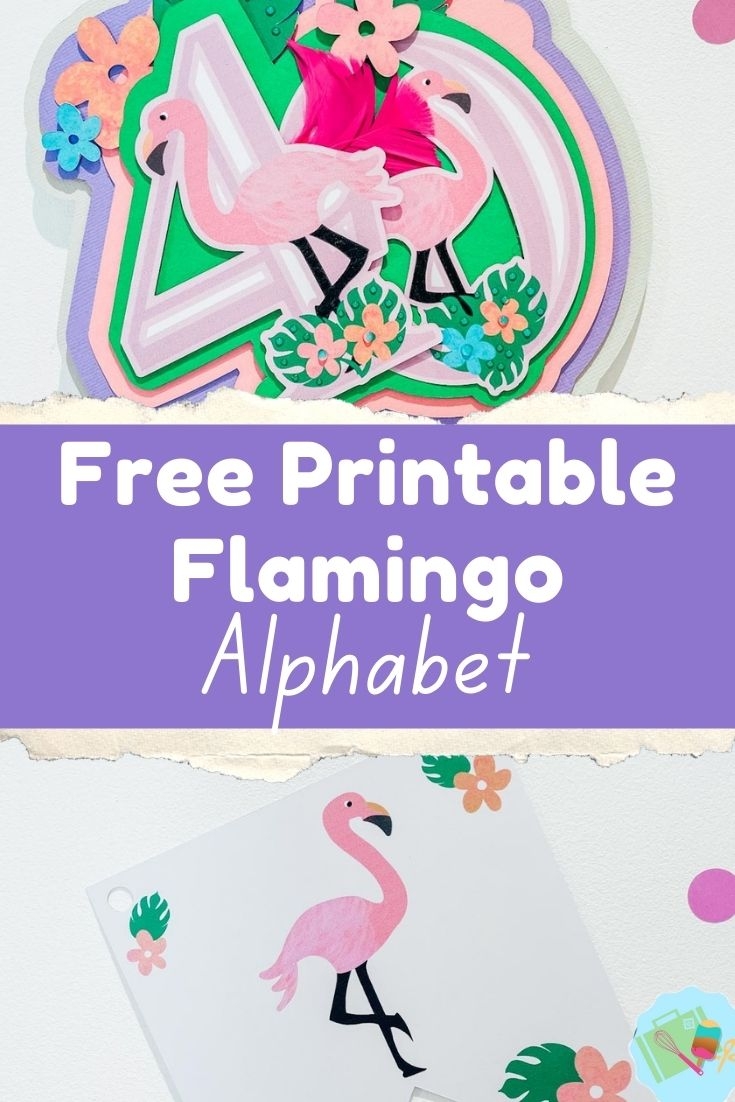 Free Printable Flamingo Alphabet And Numbers Extraordinary Chaos