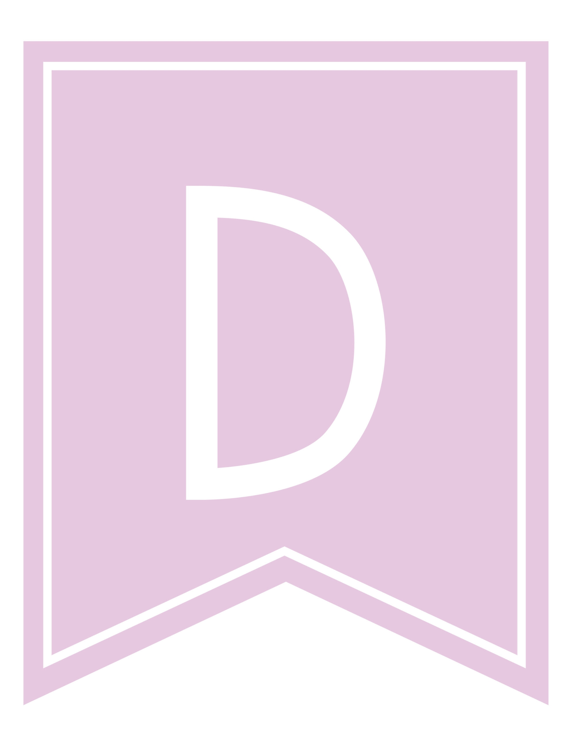 Free Printable Girls Pink Banner Letters World Of Printables