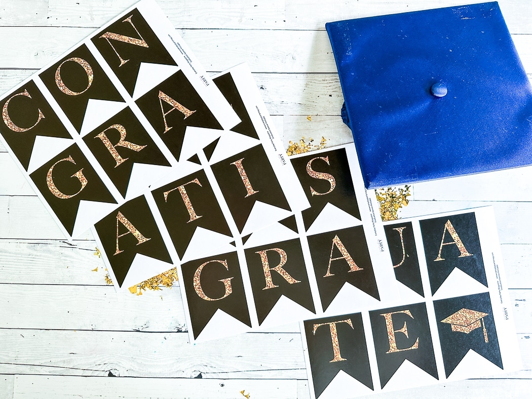 Free Printable Graduation Banner Everyday Party Magazine