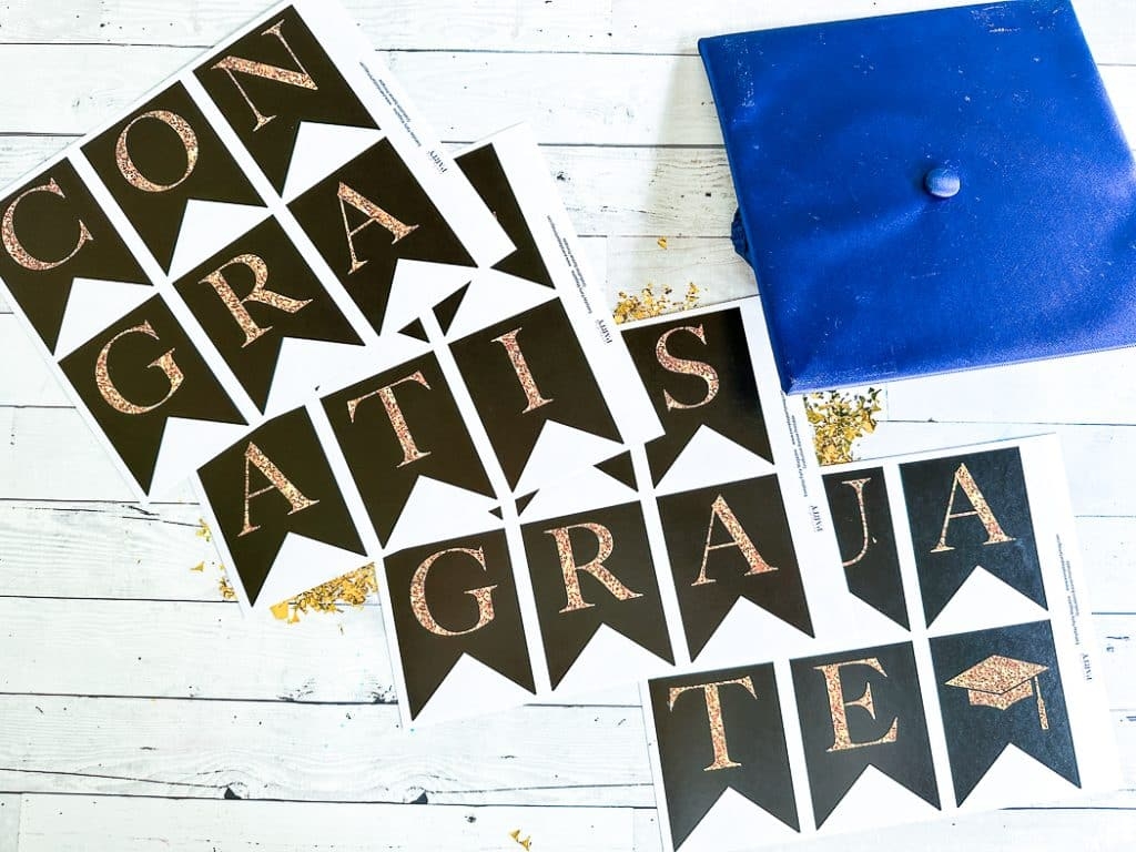 Free Printable Graduation Banner Everyday Party Magazine