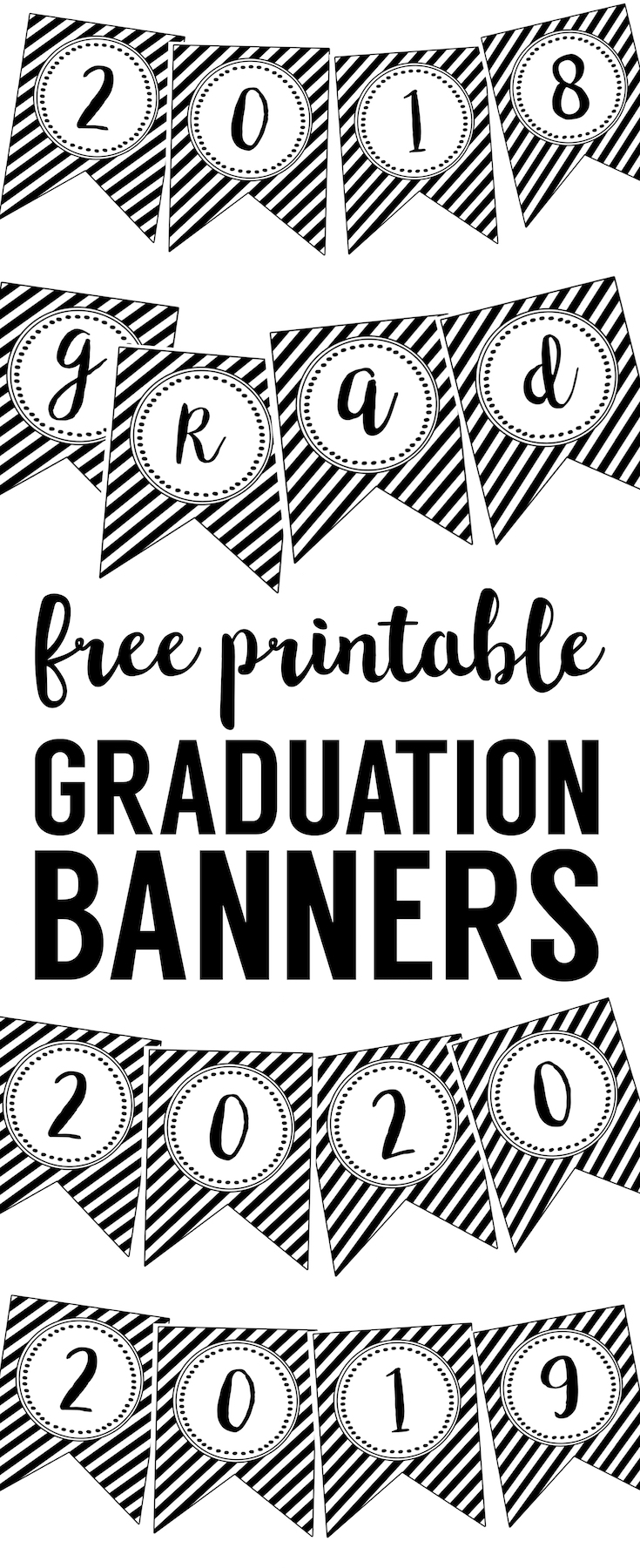 Free Printable Graduation Banner Printable Party Favors
