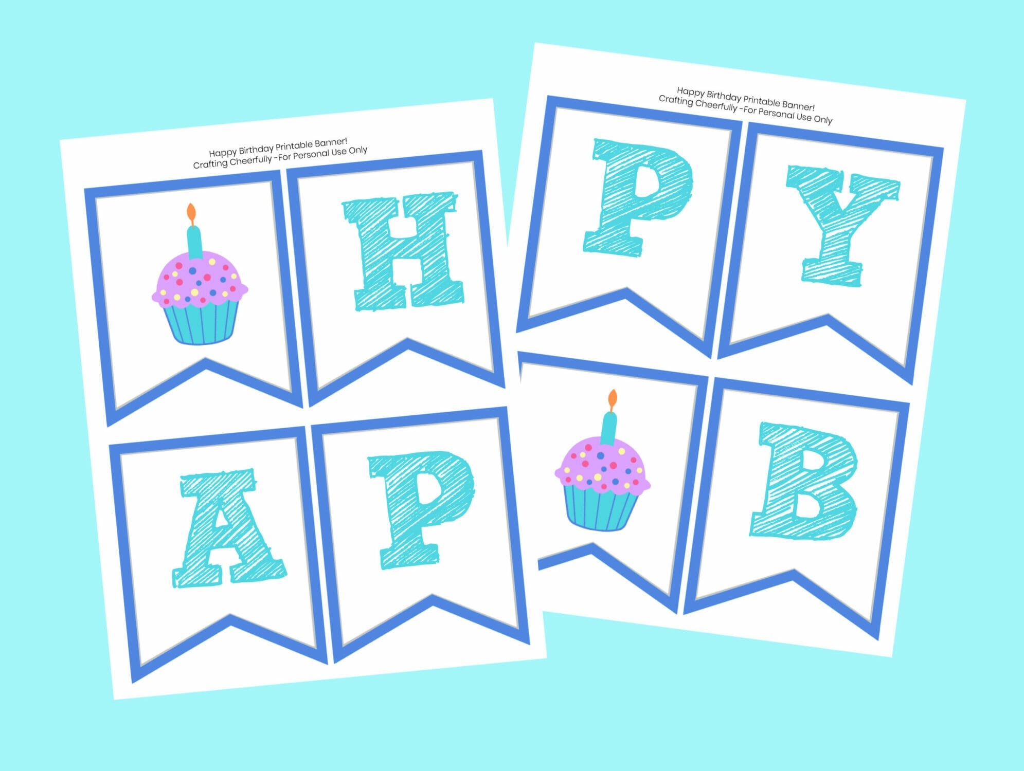 Printable Banner Happy Birthday