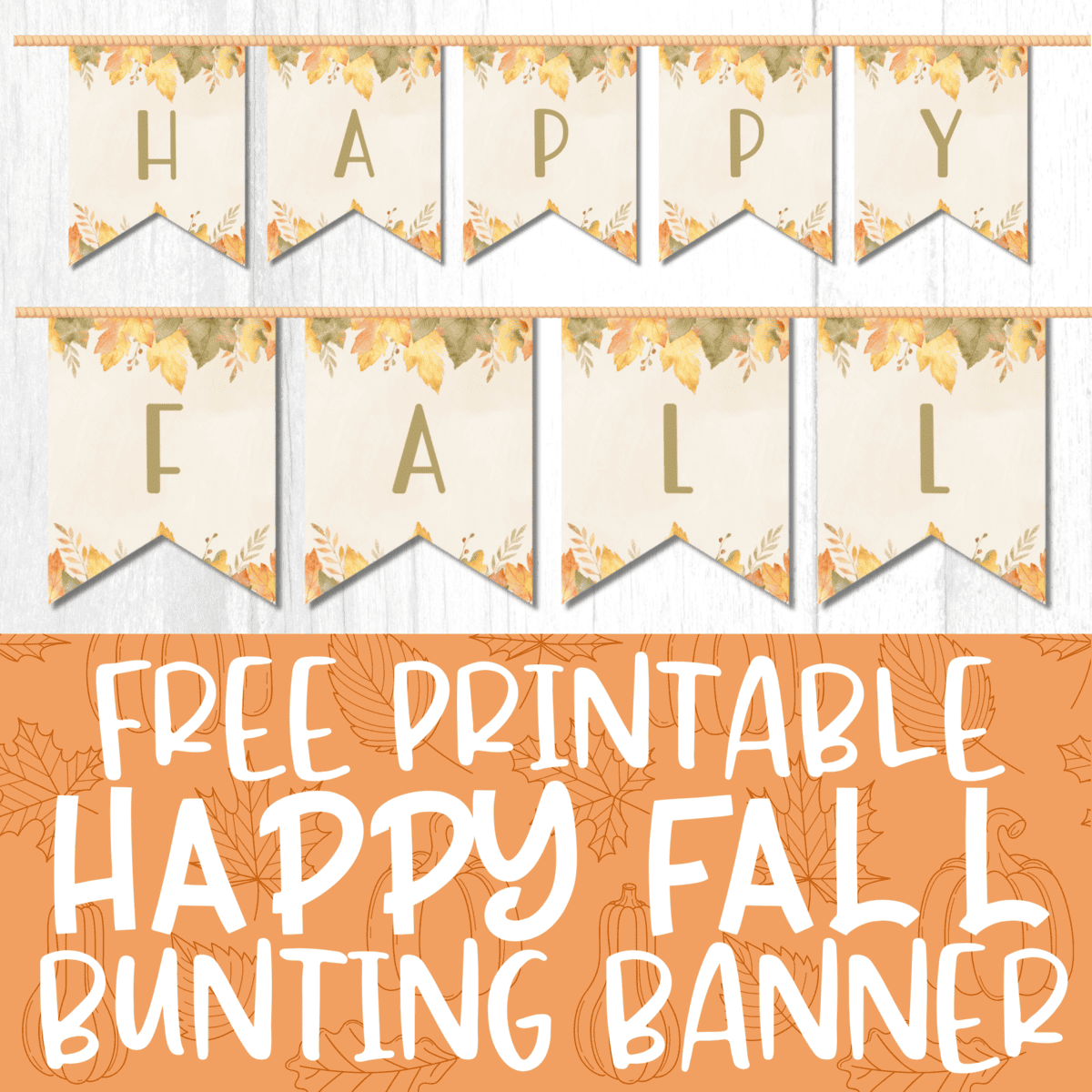 Free Printable Happy Fall Banner Prudent Penny Pincher