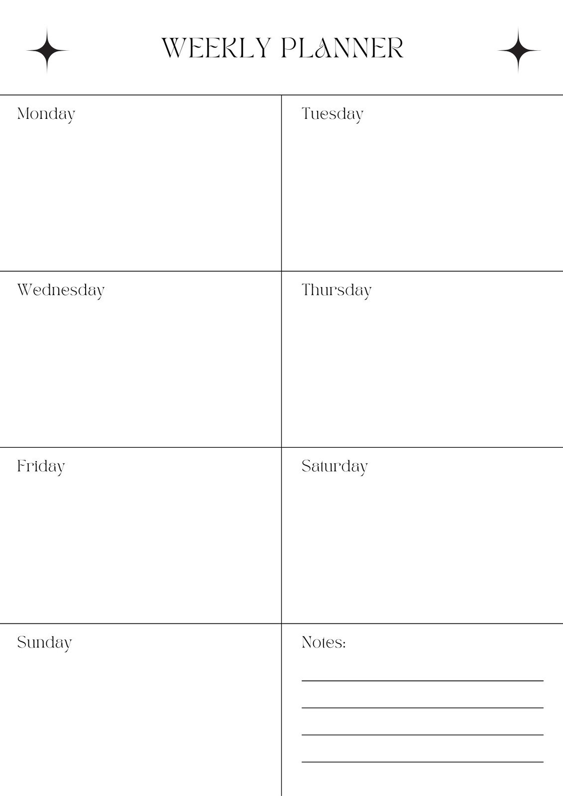 Planner Free Printable