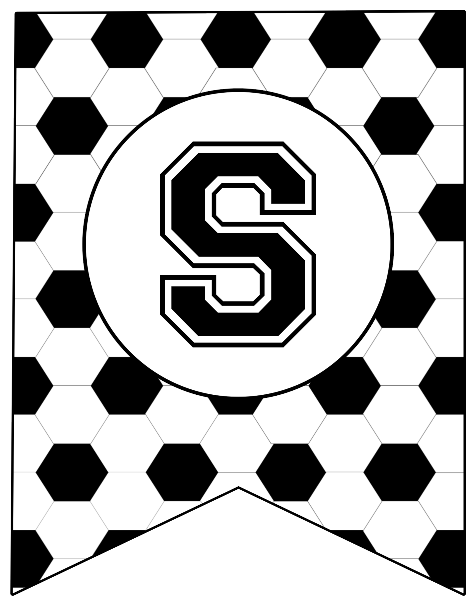 Free Printable Soccer Banner Paper Trail Design