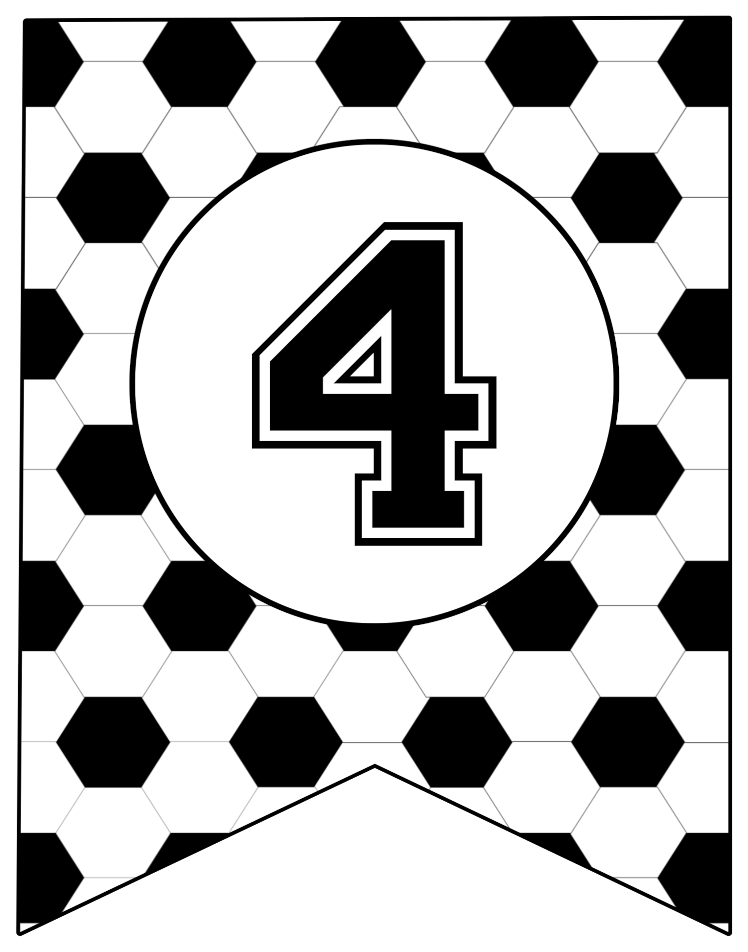 Free Printable Soccer Banner Paper Trail Design
