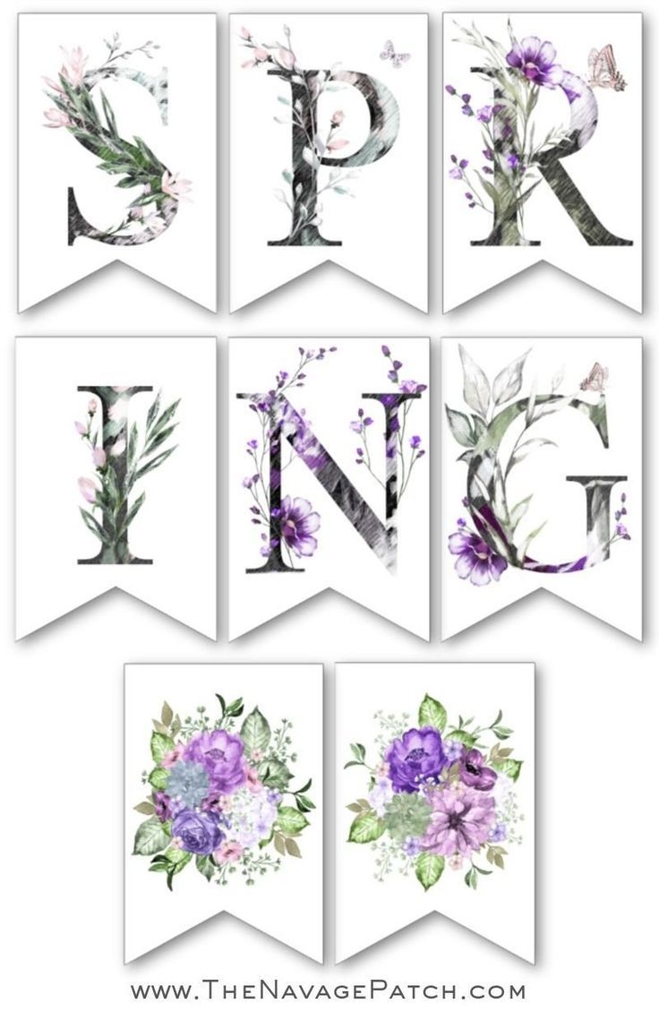 Free Printable Spring Banner