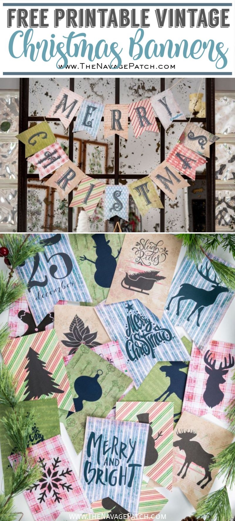 christmas banner 2019 printable