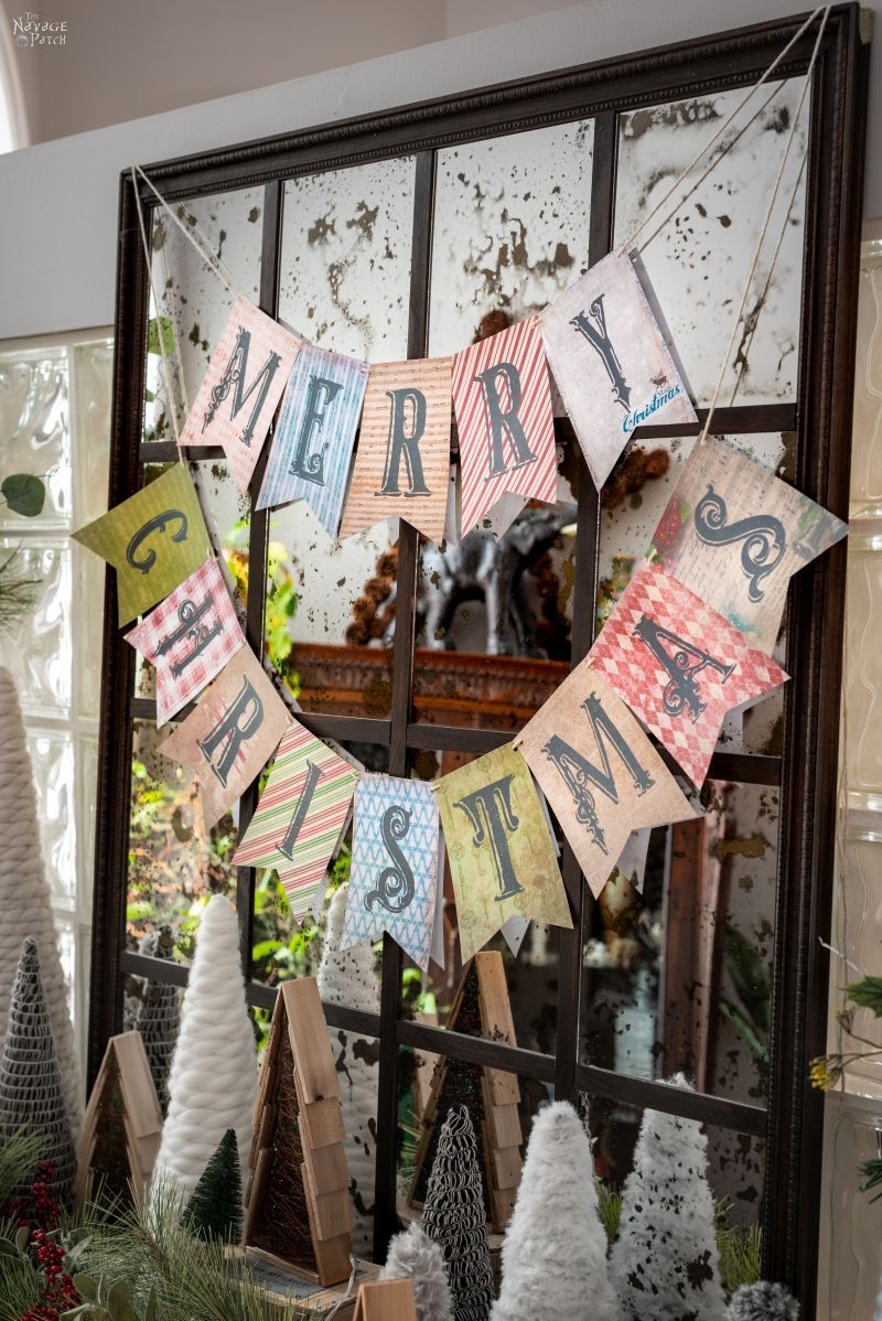 christmas banner free printables