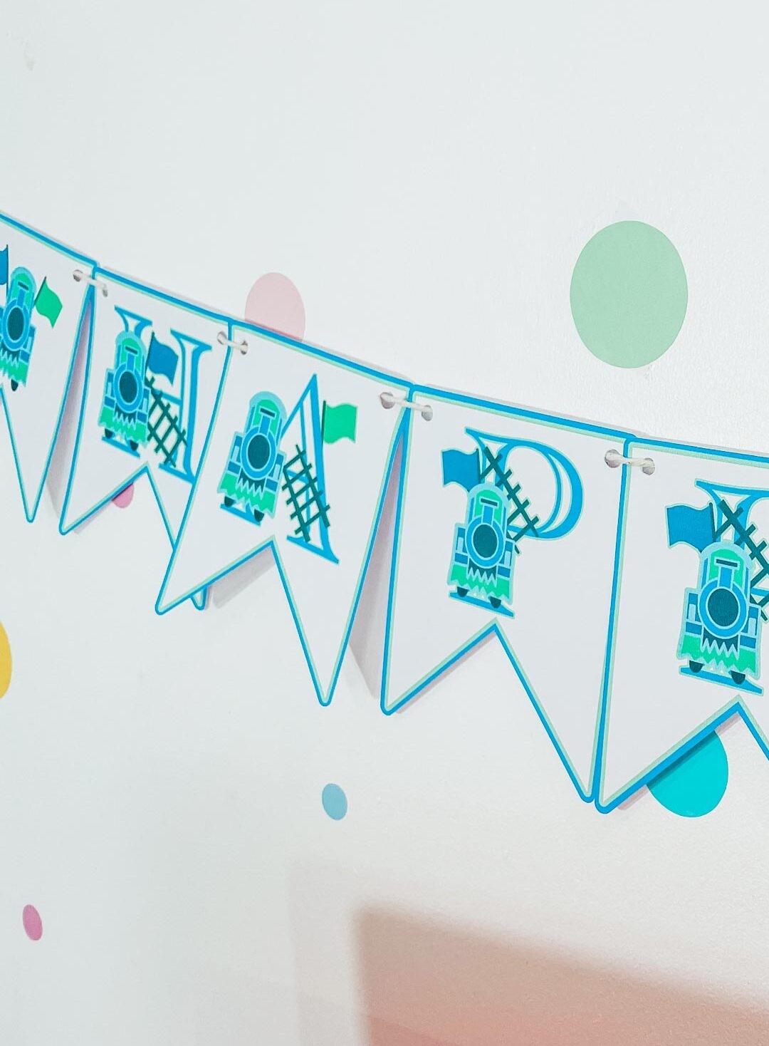 Free Train Printable Happy Birthday Banner Extraordinary Chaos