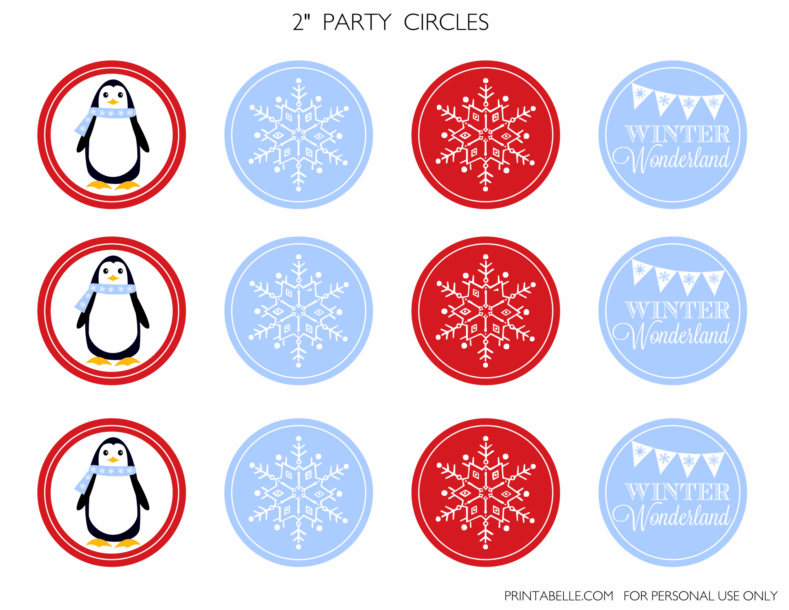 Free Printable Winter Wonderland Banner