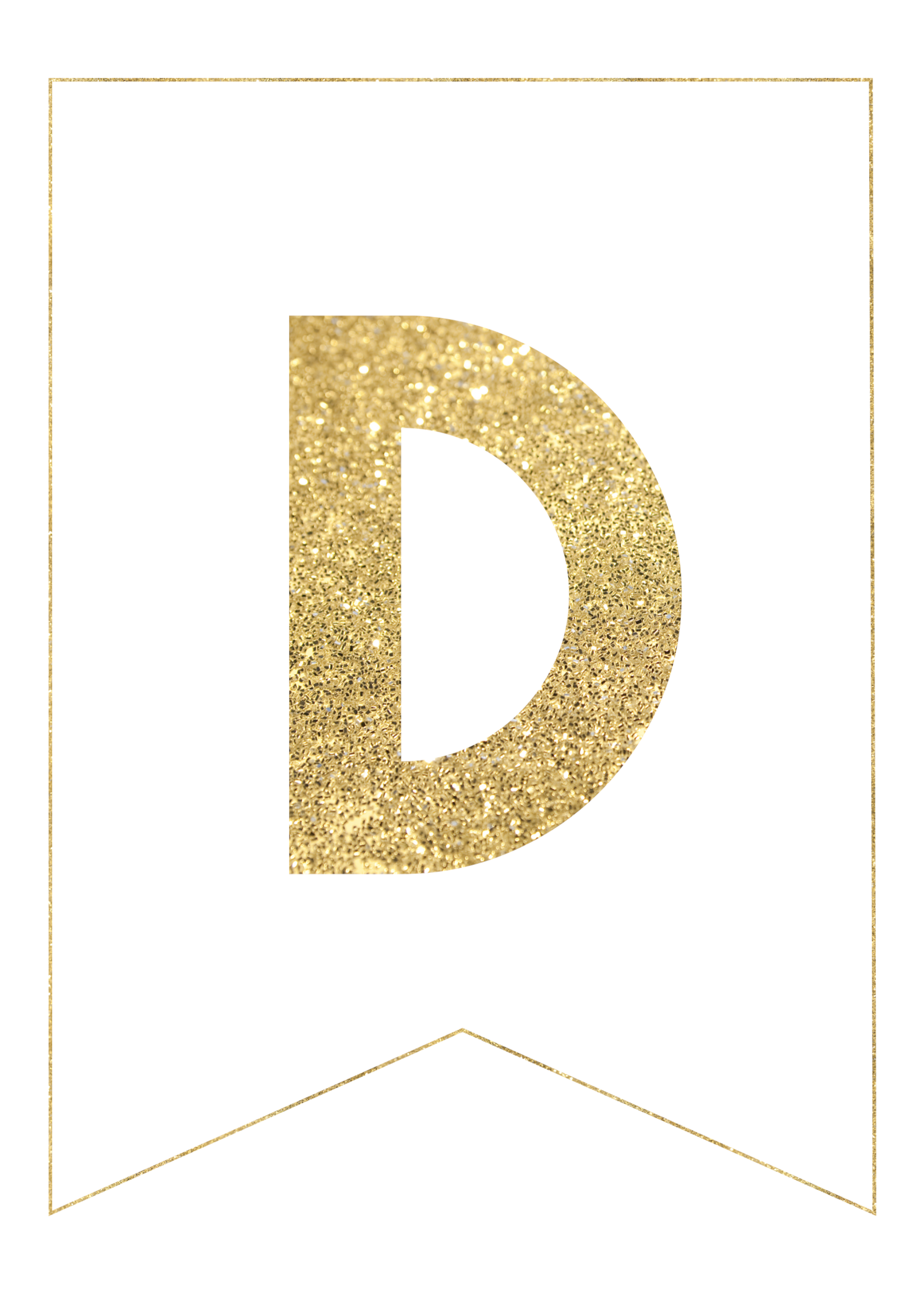 Printable Banner Letters Template Free