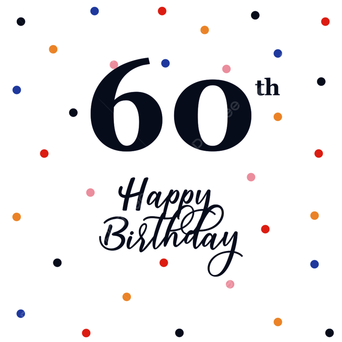 Happy 60th Birthday Banner Printable