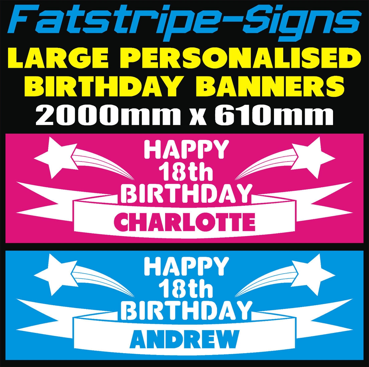 Happy 18th Birthday Banner Printable