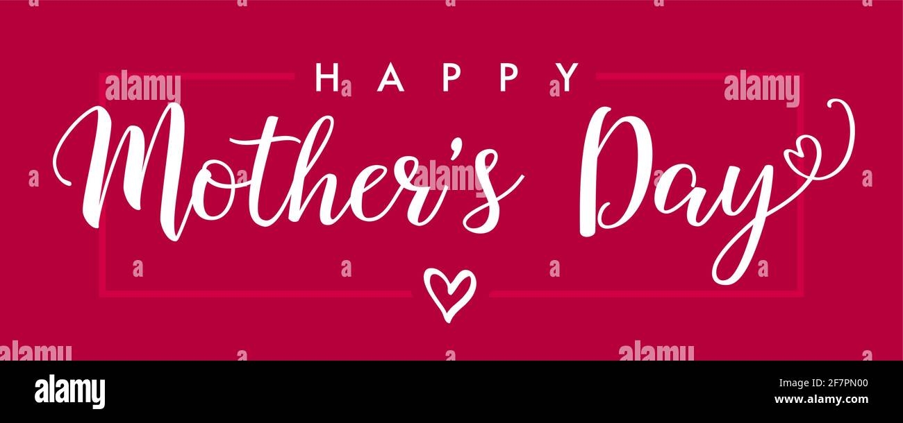 Happy Mothers Day Congrats Concept Celebrating Congratulating Style Creative Mother s Day Poster To The Best MOM Isolated Abstract Design Template Stock Vector Image Art Alamy