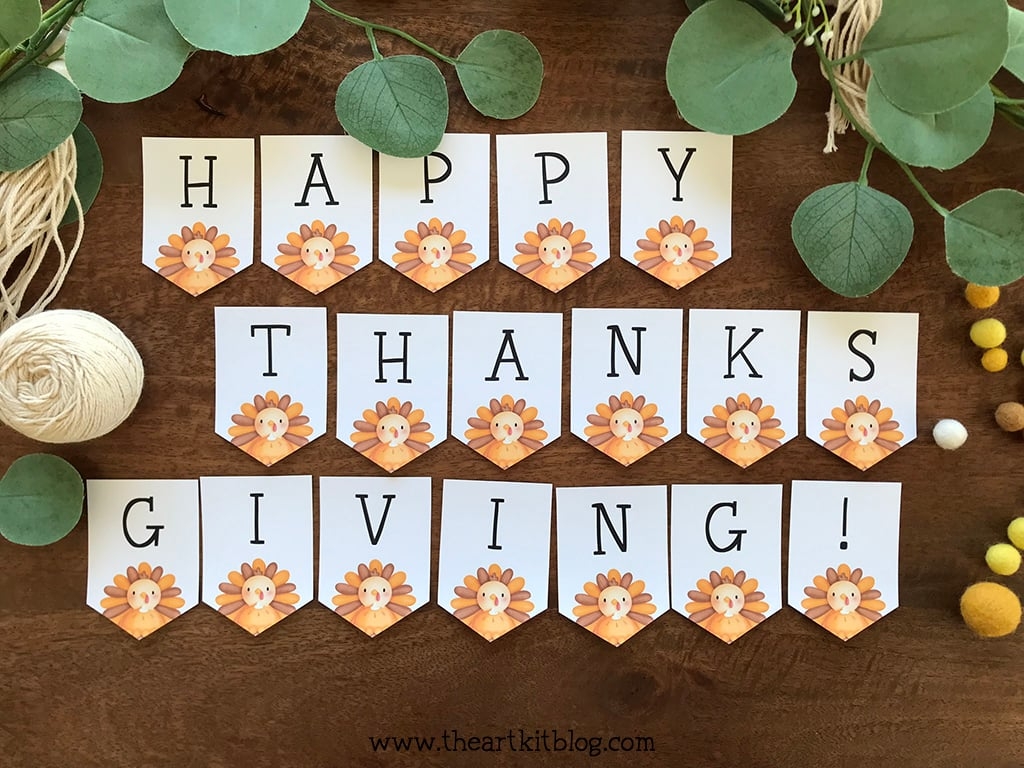 Free Printable Thanksgiving Banner Pdf