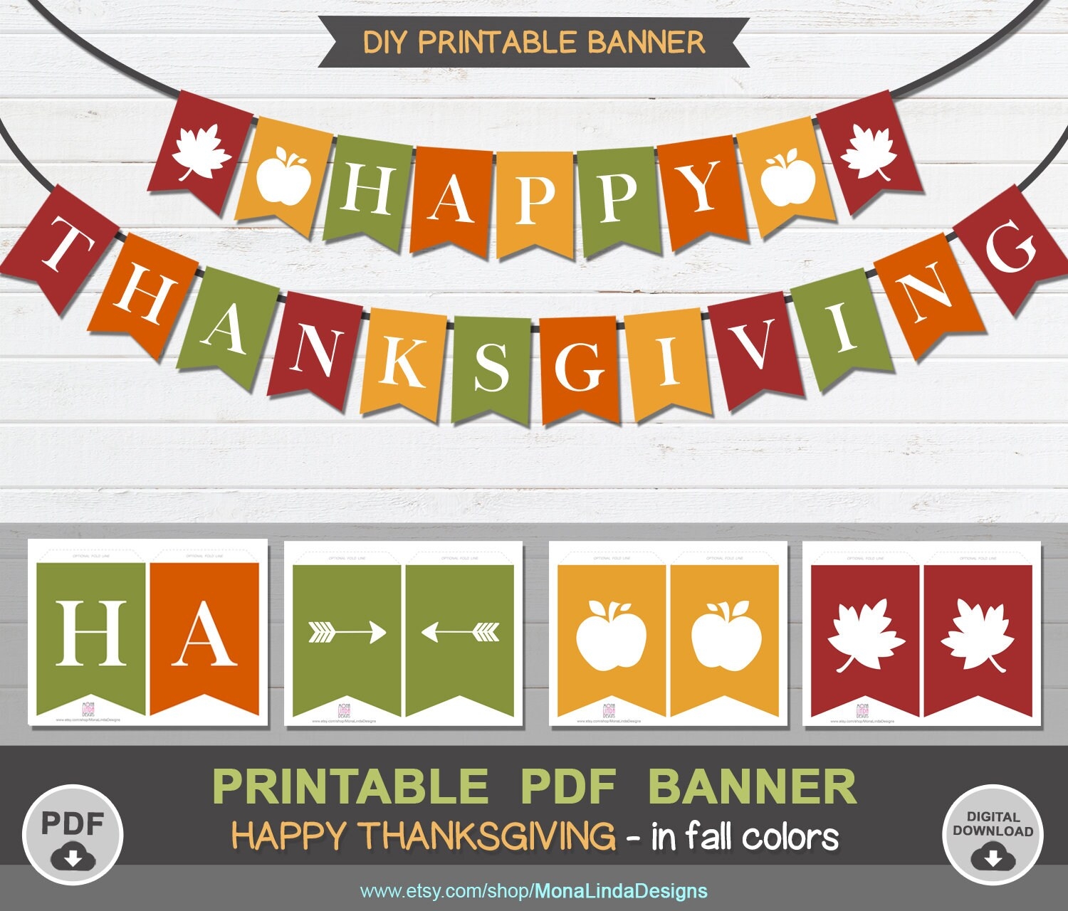 Free Printable Thanksgiving Banner Pdf