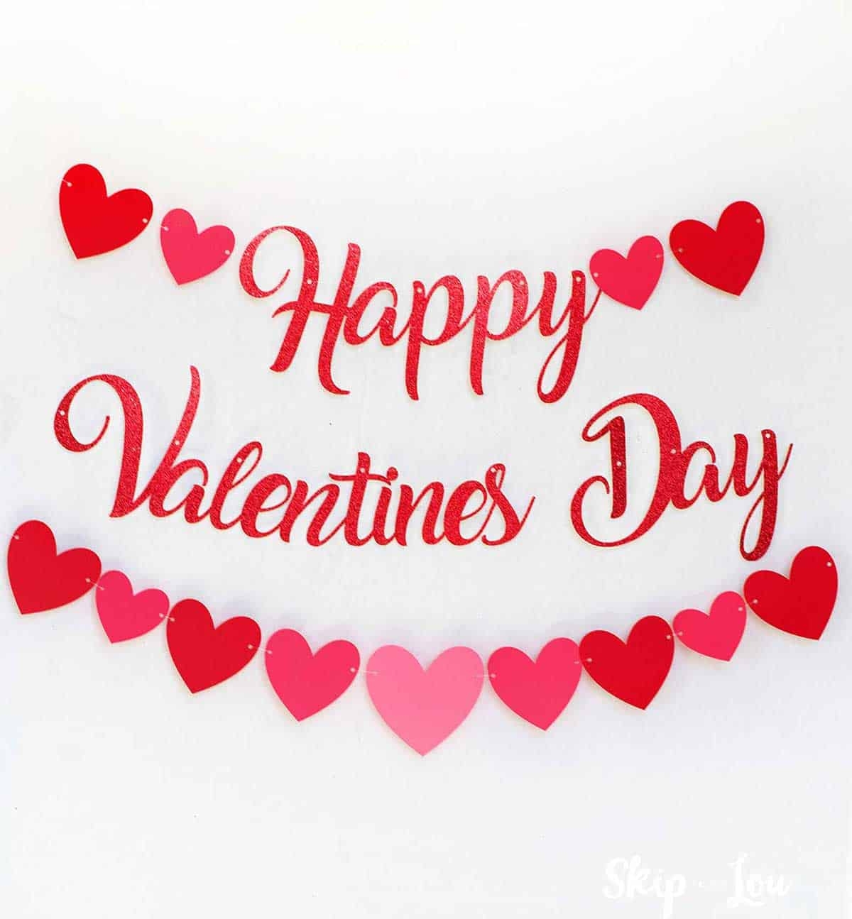 Happy Valentines Day Banner Printable Free