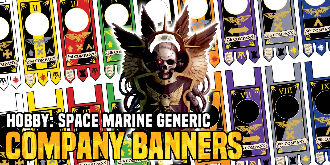 HOBBY Generic Marine Company Banners Sheet PDF Bell Of Lost Souls